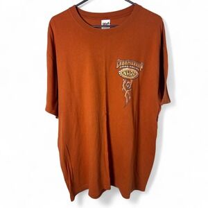 Anvil orange NHRA Championship Drag Racing T-Shirt Size XL #racing